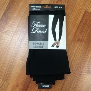 Fleece lined seamless leggings